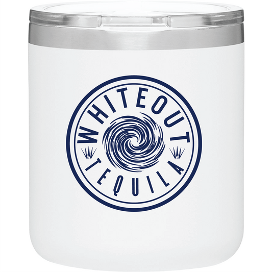 Stainless rocks glass Insulated 12oz with Lid