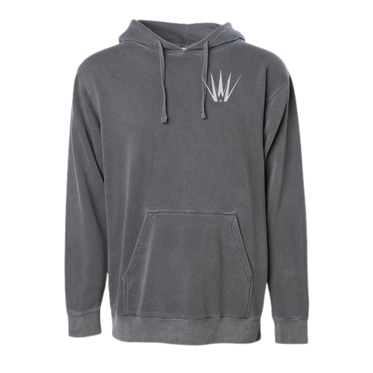 White Out Tequila French Terry Hoodie - Agave Charcoal