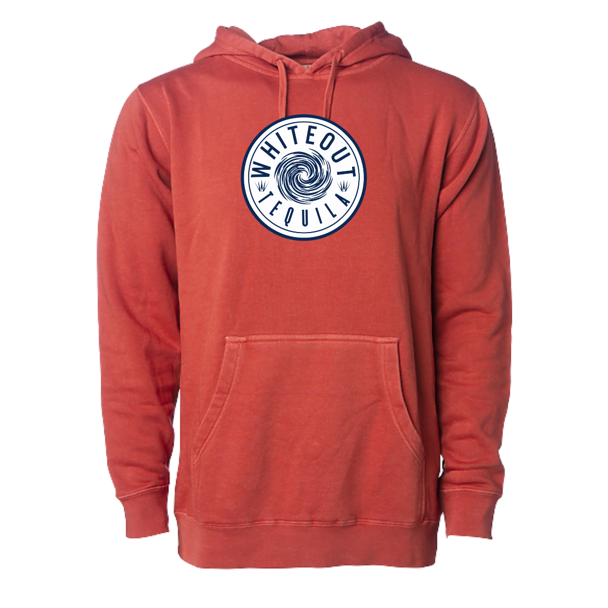 White Out Tequila French Terry Hoodie - Añejo Rust