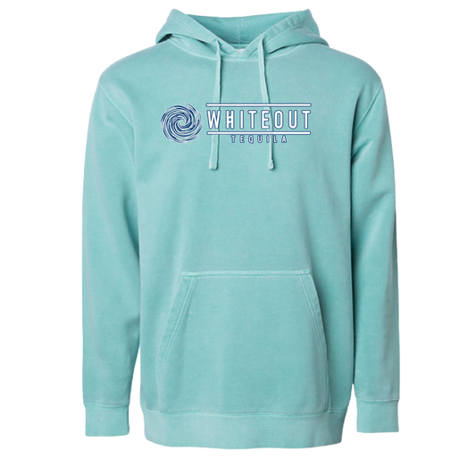 White Out Tequila French Terry Hoodie - Fresh Pour Mint