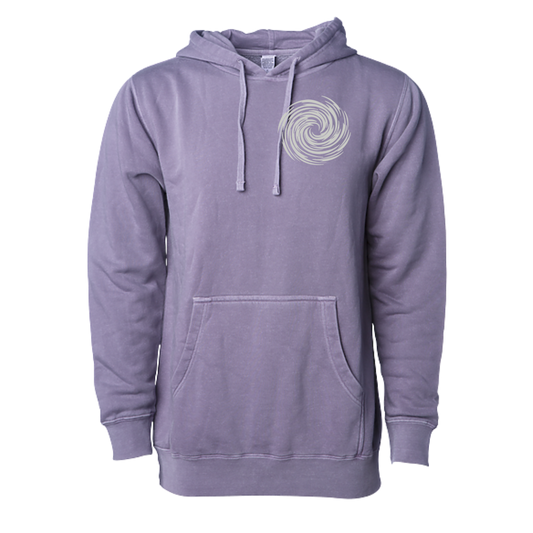 White Out Tequila French Terry Hoodie - Lavender Spirit Bloom